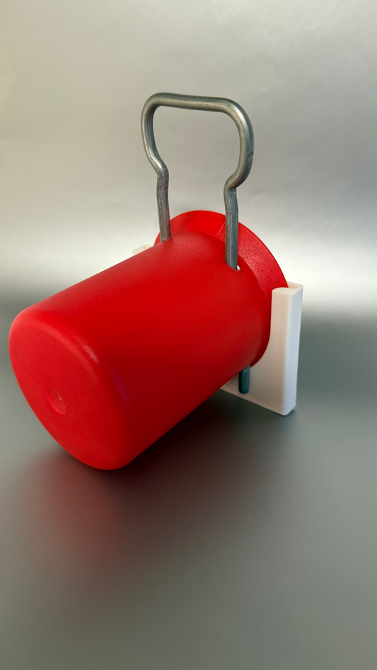 Halterung für Gasflaschen-Deckel im Gaskasten