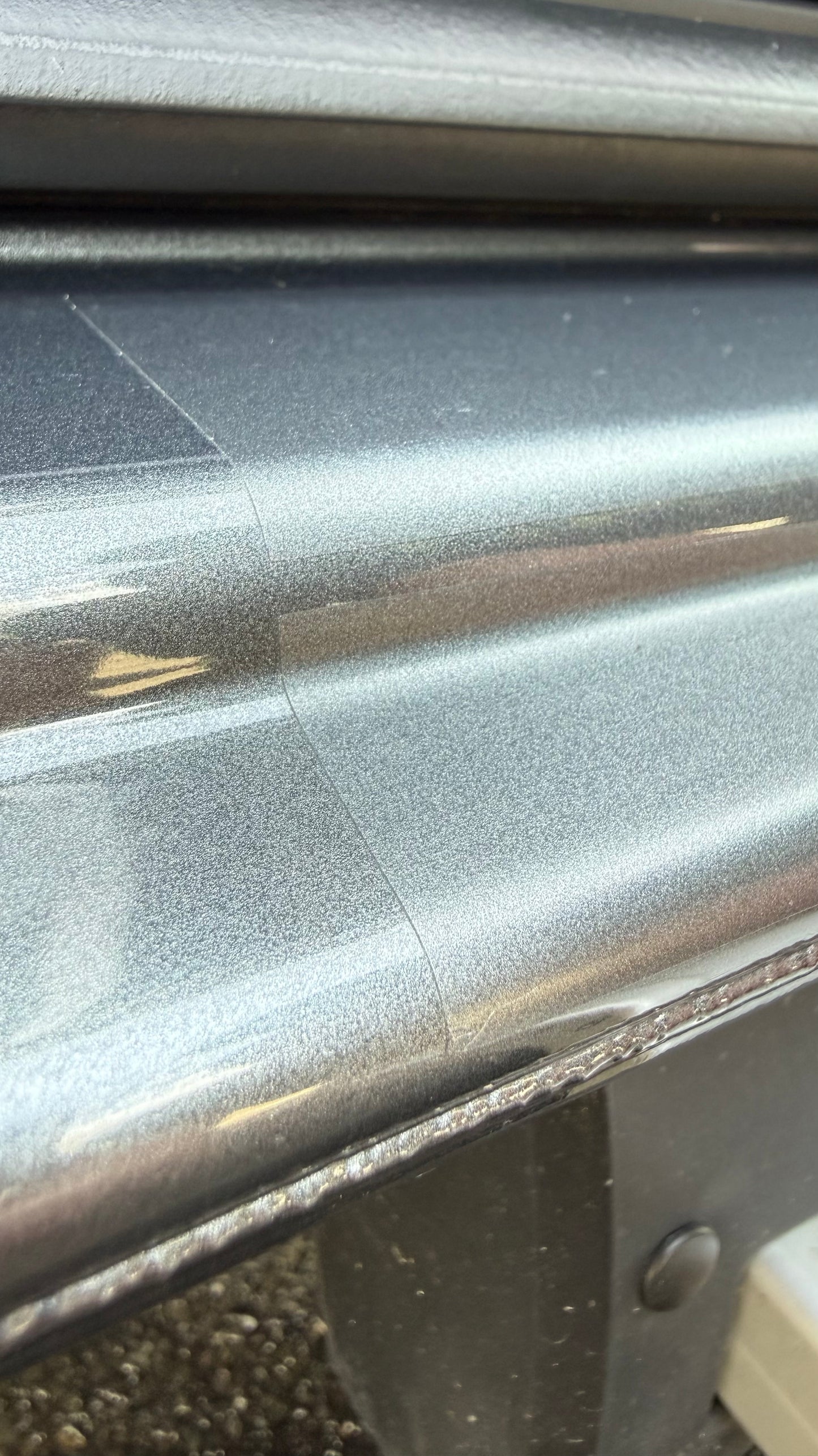 Einstiegsschutzfolie für VW Grand California – Lackschutz Schiebetür Schwelle – Matt Transparent – 2-teilig passgenau